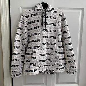 Men’s medium Holister print hoodie.